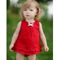 Red Ruffled Swing Top RuffleButts 